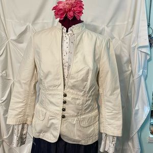 Ivory Banana Republic jacket
